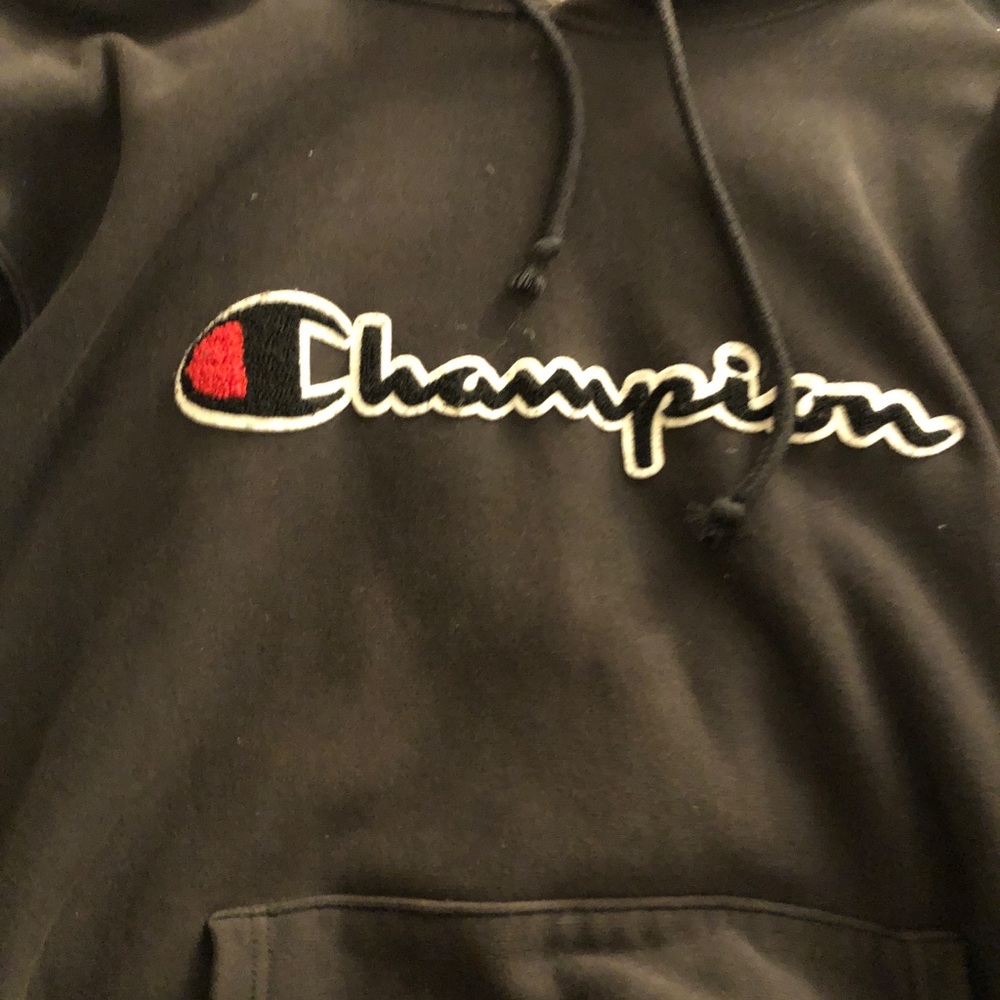 Men’s Champion Logo Hoodie!